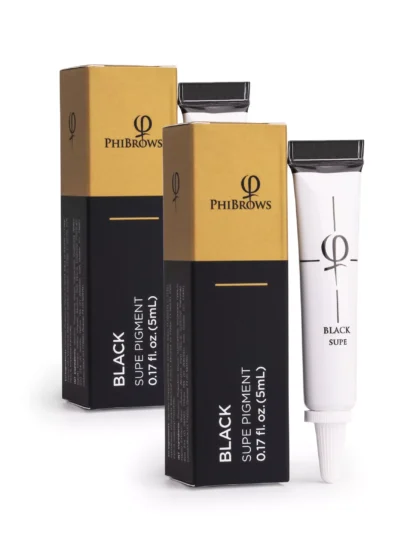 PHIBROWS BLACK SUPE PIGMENT 5ML - 2 ks - Image 4