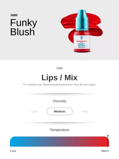 Funky Blush PMU Mix Shader Pigment 10ml - Image 2